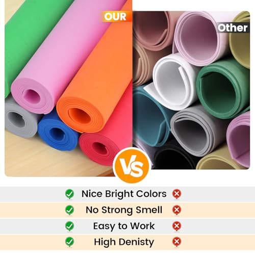 Do²ping Beige Eva Foam Sheets Roll, 10mm EVA Craft Foam 39''x13.9'' High Density 86kg/m3 for Halloween Cosplay DIY - color: Beige, size: Thickness 10mm