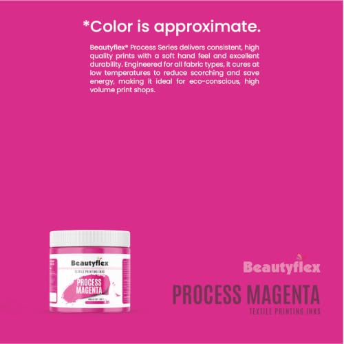 Process Magenta Screen Printing Ink 16 oz Pint, Plastisol Ink - color: Process Magenta, size: 16 fl oz