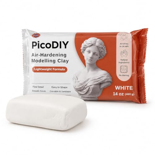 Air Hardening Modeling Clay - Lightweight Air Dry Clay for Arts and Crafts