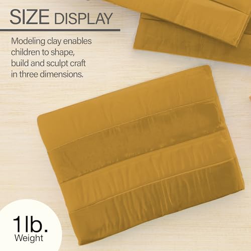 BAZIC Products Orange Modeling Clay, 1 lb - color: Orange, size: 1-Pack