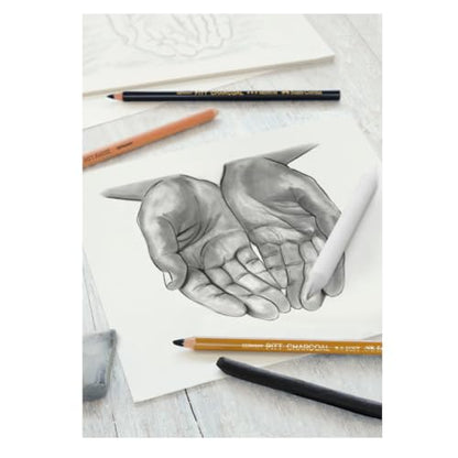 Faber-Castell Charcoal Sketch Set - 7 Piece Charcoal and Pastel Art Supplies Set