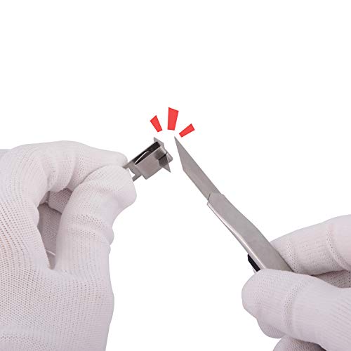 FOSHIO 60 Degree Snap Off Universal Art Knife Replacement Blades, High Hardness Carbon Steel Material, Auto Vinyl Wrap Office Cutter Craft Knife Sharp Blades, Pack of 100 - color: Blue - 60 Degree Blades