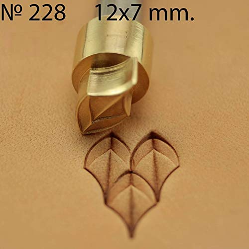 DandS ltd Leather Stamp Tool, Dragon Scale, Professional Steel Craft Tool for Leatherworking, Embossing, Carving & Stamping Leather Projects, Belts Wallets & DIY Projects Compatible with Mallet #228 - color: Dragon Scale 0.47 X 0.27"