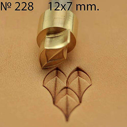 DandS ltd Leather Stamp Tool, Dragon Scale, Professional Steel Craft Tool for Leatherworking, Embossing, Carving & Stamping Leather Projects, Belts Wallets & DIY Projects Compatible with Mallet #228 - color: Dragon Scale 0.47 X 0.27"
