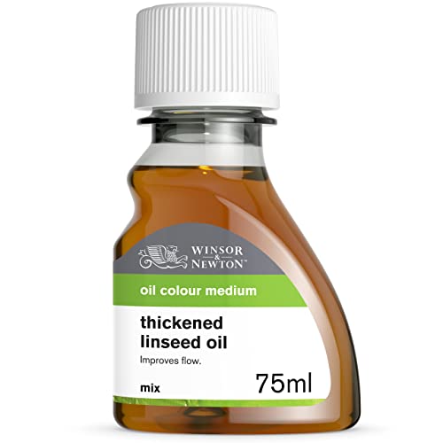 Winsor & Newton Sansodor Thickened Linseed Oil, 75ml (2.5oz) Bottle - color: Thickened Linseed Oil, style: 2.5-oz Bottle