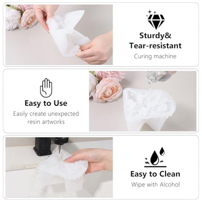 3D Winged Dragon Silicone Mold for Epoxy/UV Resin Casting DIY Craft Decors | Crystal Dragon Resin Mold Handmade Hanging Ornament Art Decors for Living Room Wall Decor Resin Craft Mold Dragon Lovers Gift