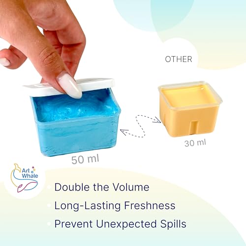 Gouache Black Refills (50ml/1.7oz)|Intense Pigments, Easy Color Refill (2 pcs.)