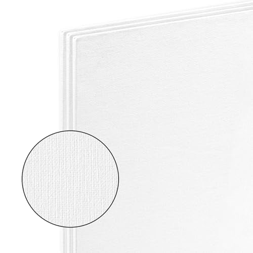 New York Central Portrait-Smooth Artist Canvas Panel 4x12 - Professional Quality 100% Cotton Canvas Panels for Painting - Ideal for Painting, Acrylics, Oils - size: 4x12"