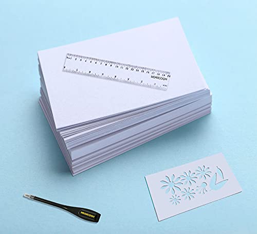 MEARCOOH White Foam Sheets Crafts, 30 Pack, 9 x 12 Inch, 2mm Thick. Premium Eva Foam Papers Set, for Card Making, Crafting,DIY Project,Stamp,Classroom, Scrapbooking - color: White, size: 30pcs