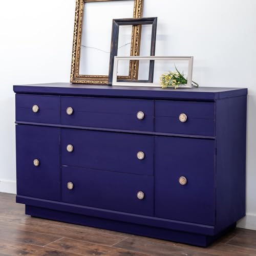 DWIL Matte Finish Furniture Paint - 16 Oz Wood Paint for Cabinets, Doors, Tables, and Dressers Refinishing - Water-Based, Non-Toxic & Odorless, Easy to Apply(Ceremonial Purple)-Without Tools - color: Ceremonial Purple, size: 16 Ounce (Pack of 1)
