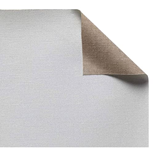 Claessens Universal Primed Linen Rolls - Professional Quality Handcrafted Universal Primed Linen Canvas Rolls for All Wet Media - [#13 Very Fine Texture - 82 in x 6 Yard] - color: #13 Very Fine Texture, size: 82 in x 6 yard