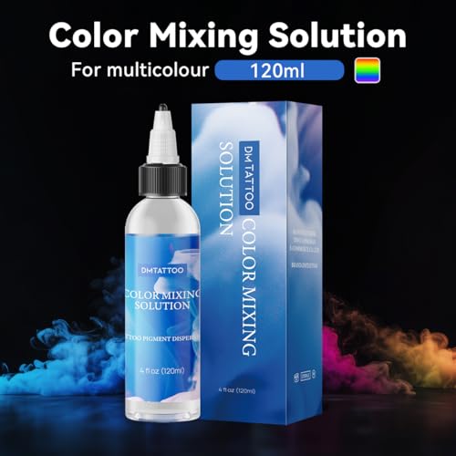 Color Mixing Solution, Premium Shading Solution Tattoo for Artists, Purest Hospital-Grade Water for Soothing Quality and Visible Smoothness