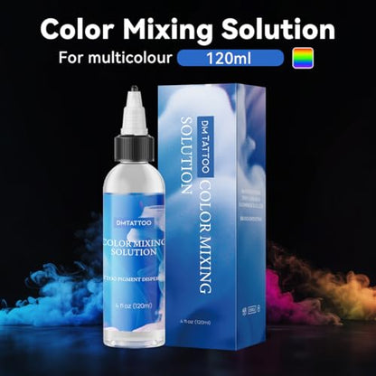 Color Mixing Solution, Premium Shading Solution Tattoo for Artists, Purest Hospital-Grade Water for Soothing Quality and Visible Smoothness