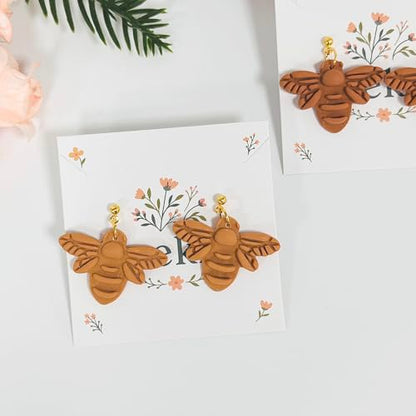 Xaekicr Bee Shape Polymer Clay Cutters Set – Clay Earring Cutters for Handmade Earrings, Clay Tools and Polymer Clay Molds for Jewelry Making - color: B color