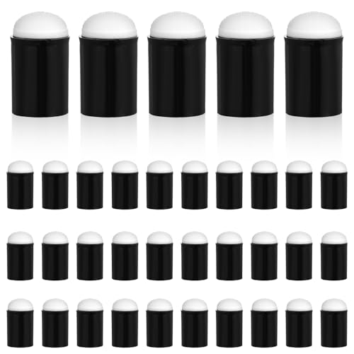 Oruola 40 PCS Finger Sponge, Black Face Painting Finger Sponges