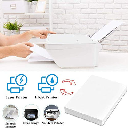 WeLiu Vellum Paper 8.5 x 11 Translucent Printable 65 Sheets for Tracing 50LBS/73GSM