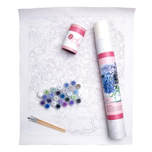 Pink Picasso Paint by Number Kit, for Adults & Teens,16x20, Sincerest Stems - color: Sincerest Stems