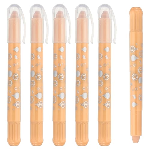 PATIKIL Watercolor Gel Crayon, 6Pcs Washable Twist Coloring Crayons Bulk Blendable for Coloring, Drawing, Painting, Beige Crayon - color: Beige