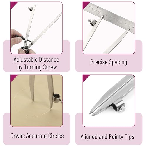 Mr. Pen- Professional Compass with Lock, Pencil Compass - style: Compass