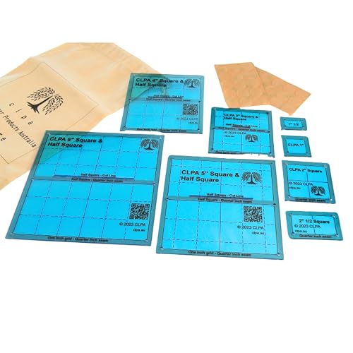 6" Square Templates, for Quilting and English Paper Piecing - style: 6" Square