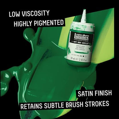 Liquitex Soft Body Acrylic Paint, 12 x 22ml (0.74-oz), Essentials Set | Low Viscosity, Highly Pigmented, Satin Finish, Retains Subtle Brush Strokes, Great Surface Coverage, Highly Versatile - style: Essentials Set 12 x 22ml (0.74-oz)