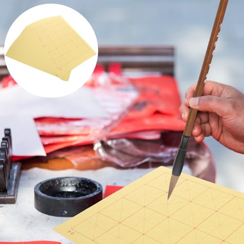 Healifty 150 Sheets Chinese Calligraphy Practice Paper | Grid Xuan-Style Rice Paper for Brush Writing, Chinese Characters, Japanese Kanji Practice and Beginner Calligraphy