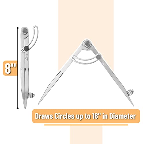 Mr. Pen- Professional Compass for Woodworking, Compass with Wing