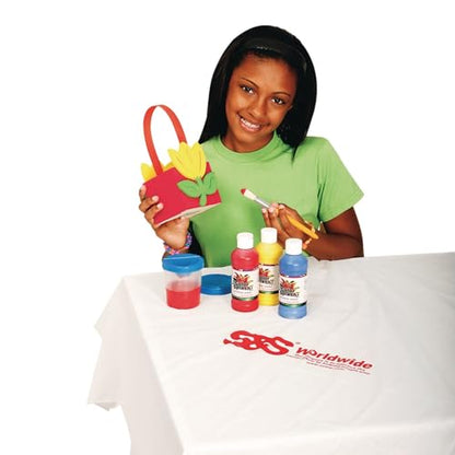 S&S Worldwide Color Splash Acrylic Paint, 8 Bright Colors