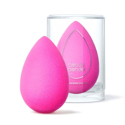 Beautyblender Original Pink Makeup Sponge | Super-Soft Blending Foam for Foundations, Powders and Creams | Reusable & Washable, Vegan & Cruelty-Free, Streak-Free Finish - color: Original Pink