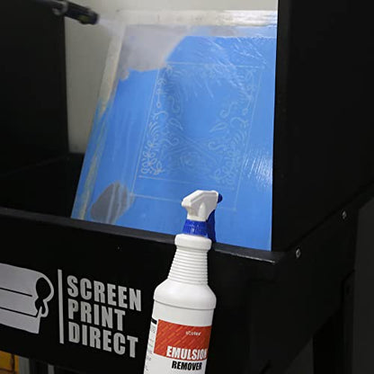 Screen Print Direct Ecotex® Screen Printing Emulsion Remover (Quart - 32oz.) - Diazo Photo Emulsion Cleaner for Silk Screens and Stencil Remover | Biodegradable Emulsion Remover For Silk Screens - Removes Diazo, Photo Emulsion & Stencil Residue, Dilutes U