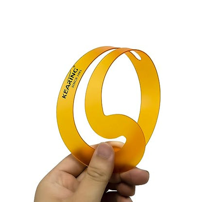 8Pcs French Curve Ruler Set - Flexible Plastic Sewing Template Tool | Flexible 8-piece clear PVC french curve template set. Perfect drawing & grading curves for sewing pattern making - style: 1308S