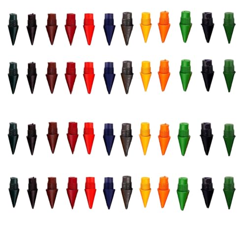Everlasting Pencil Refills, Eternal Pencils Nibs, Inkless Eternal Pencils Head for Writing Drawing Students Sustainable for Home Office School Supplies (48Pcs Colorful Replaceable Nibs) - color: 48Pcs Colorful Replaceable Nibs