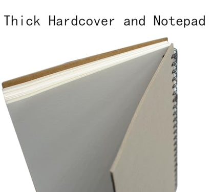 5 Pcs A5 Sketchbook, Spiral Sketch Pads, 30 Sheets (60 Pages) 120 GSM Thicken Paper, for Art Painting and Drawing (A5) - size: A5 (5.83 x 8.27 inches)