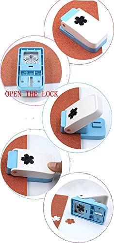 1.5 inch Hexagon Punch Craft Lever Punch Handmade Paper Punch for Crafting Scrapbooking Cards,DIY Cards Making Candy Color by Random - color: 1.5 inch Hexagon