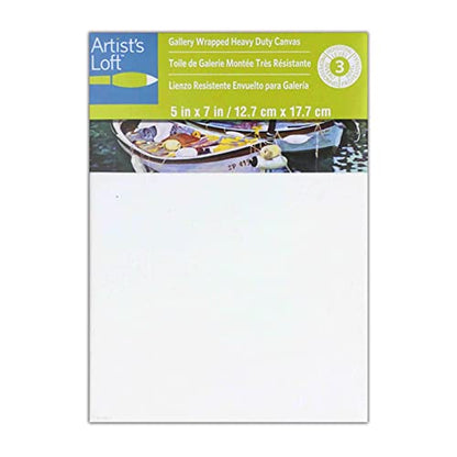 Artist's Loft Level 3 Gallery Wrapped Heavy Duty Canvas - size: 5 x 7