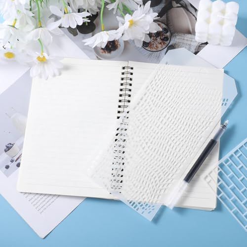 8 Pcs Journal Stencils Bullet Dotted Journals Supplies Planner Stencil | Drawing Templates, Accessories Kit, for Create Calendars Schedule, Journaling, DIY Notebook Cards, Scrapbook Decorations