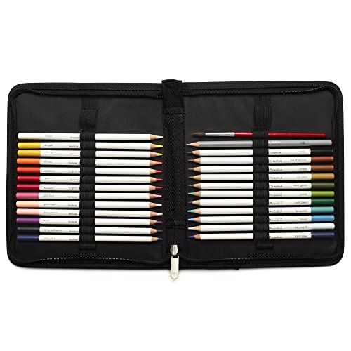 Winsor & Newton Studio Collection Artist Pencils, Watercolor Pencil Wallet, Set of 26 - style: 26 Watercolor Pencils