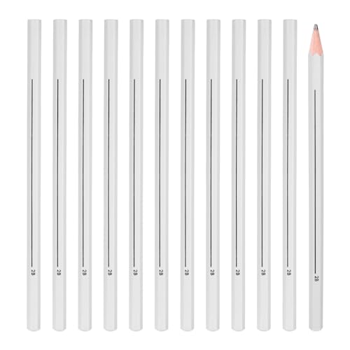 PATIKIL 2B Graphite Pencils for Drawing, 12Pcs Sketching Pencils Wood Supplies Set Break-Resistant Lead with Built-in Sharpening Area for Painting Sketching Artist Design - style: 2B