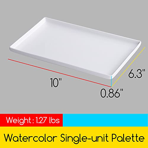 MEEDEN Ceramic Paint Palette: Artist Palette Mixing Tray, 10" X 6.3"