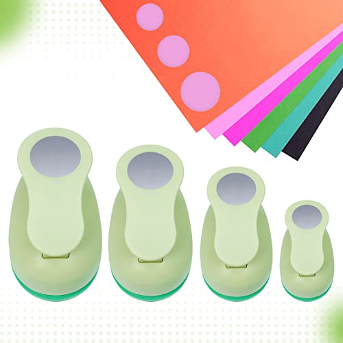 UCEC Craft Hole Punch, 2+1.5+1+5/8Inch Circle Punch Circle Hole Punch - color: circle, size: 4pack, 5/8+1+1.5+2in