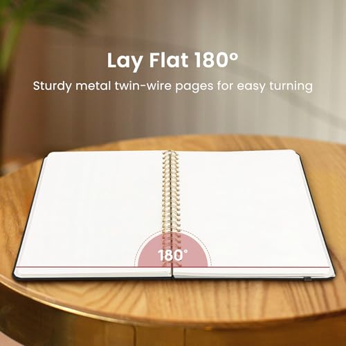 Taja Blank Spiral Journal Notebook for Women & Men, 140 Pages, Sketch Book, Plain Notebook for Drawing & Sketching, Journals for Creative Writing, A5(5.7" x 7.9") – Black - color: C.Black, style: d-Blank