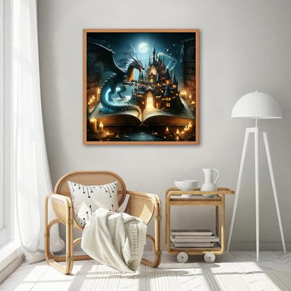 Arttoplus Dragon Diamond Art Kits for Adults Beginner 14x14 inch - color: G9363-US