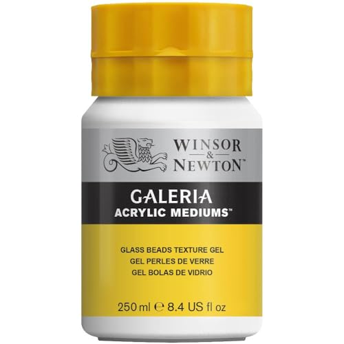 Winsor & Newton Galeria Acrylic Glass Beads Texture Gel, 8.4-oz (250ml) Jar - color: Glass Beads Texture Gel, style: 8.4-oz