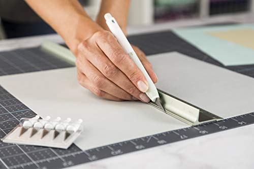 Cricut TrueControl Knife Kit - Precision Craft Knife for Art, Scrapbooking & DIY Projects - 5 Spare Blades - Mint - color: Mint, style: Craft Knife