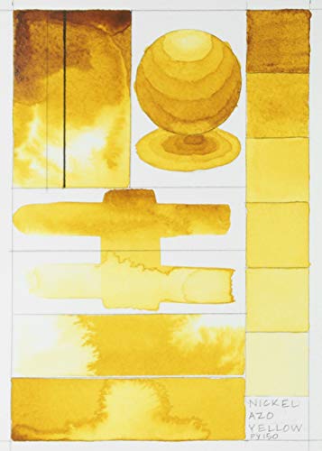 GOLDEN QoR Artist Watercolors, Nickel Azo Yellow, 11 ml Tube, Professional Watercolor Paint, Transparent - color: Nickel Azo Yellow