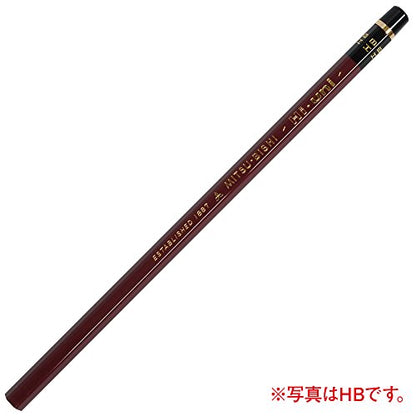 Uni Wooden Pencil, 6H, Box of 12 (HU6H) - style: 6H