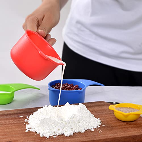 Measuring Cups Set of 7, Assorted Colors - color: Assorted Colors, size: 7 Cups