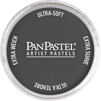 PanPastel Artist Pastels by GOLDEN, Pearl Medium Black (Coarse), 2.44” / 62mm Pan Diameter, Professional Artist Pastels, Unique Pan Format (cake-like) - color: Pearl Medium - Black COARSE, size: 1 Count (Pack of 1)