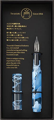 Teranishi Chemical Industry GLAA-BL Guitar Glass Pen with Cap Aurora Ice Blue - color: ice blue