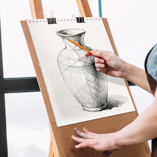 OSIMIG 10 Pack Sketch Books 9" x 12", Top Spiral Bound Sketch Pad Bulk | 300 Sheet Total (68lb/100gsm), Drawing Paper Pad, Sketchbook for Drawing, Art Supplies for Kids & Adults